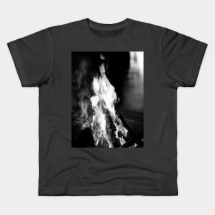 Silver flames Kids T-Shirt